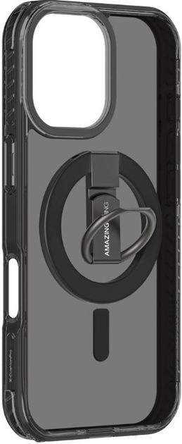Etui AMAZINGTHING Titan Pro Grip Ring Set na iPhone 17 Black (4896238100348) - obraz 6