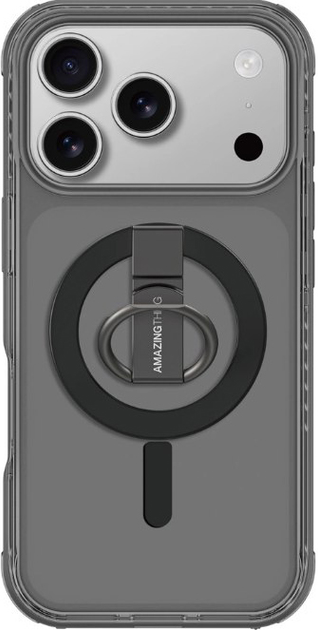Etui AMAZINGTHING Titan Pro Grip Ring Set na iPhone 17 Pro Max Black (4896238100294) - obraz 1