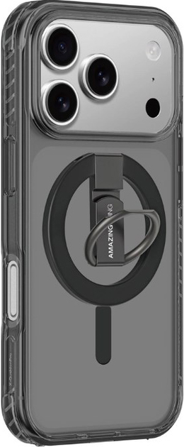 Etui AMAZINGTHING Titan Pro Grip Ring Set na iPhone 17 Pro Max Black (4896238100294) - obraz 2