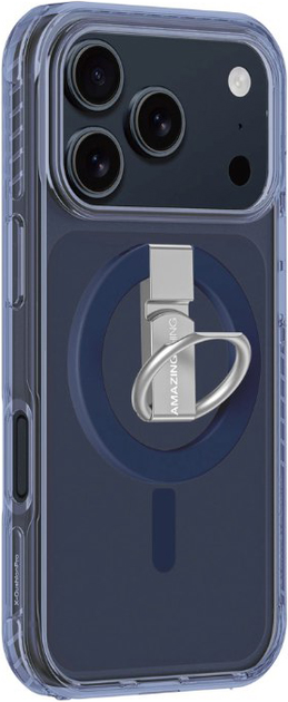 Etui AMAZINGTHING Titan Pro Grip Ring Set na iPhone 17 Pro Max Deep Blue (4896238100317) - obraz 2