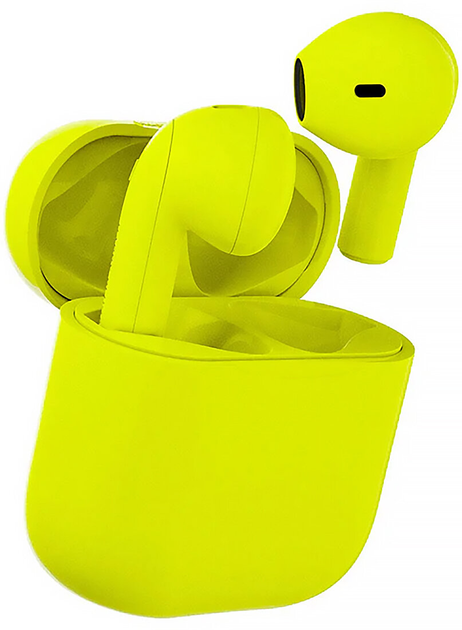 Słuchawki Happy Plugs Joy Wireless Neon Yellow (7350116012897) - obraz 2