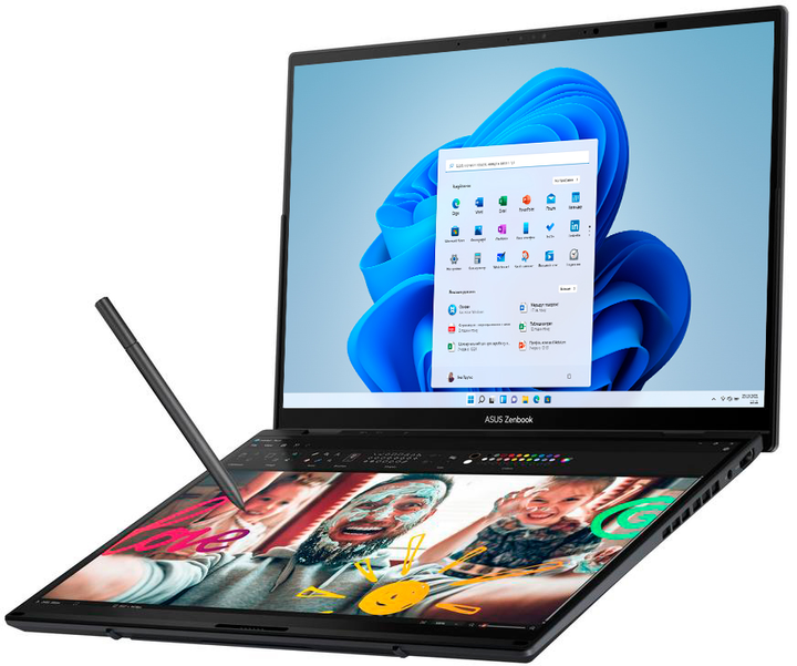 Ноутбук ASUS Zenbook Duo (2025) UX8406CA-PZ009W (90NB14X1-M00820) Inkwell Gray - зображення 11