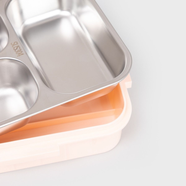 Lunch box Homla KYOTA 3 el różowy 0.75 l (5906496748899) - obraz 6