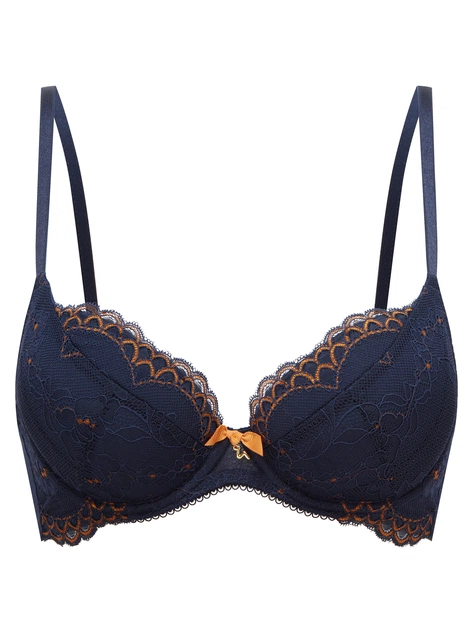 Бюстгальтер Gossard Superboost Lace 7711PRU мереживний зі знімним пуш ап на кісточках 90C Blue Gold (ZIK0000025957) - Фото 3 Бюстгальтер Gossard Superboost Lace 7711PRU мереживний зі знімним пуш ап на кісточках 90C Blue Gold (ZIK0000025957) - изображение 3