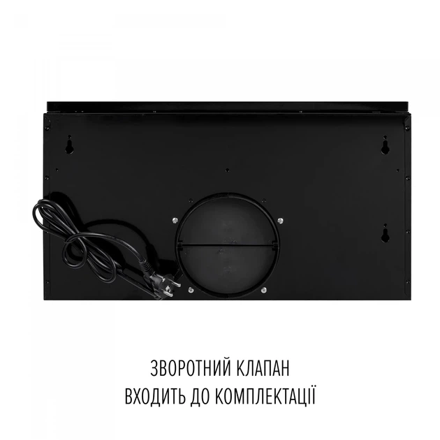 Мощная кухонная вытяжка PERFELLI TL 6822 BL 1200 черная телескопическая вытяжка на кухню, 1200 куб.м., 59,5 см - изображение 4