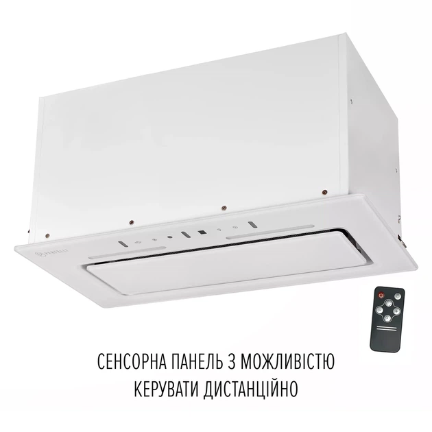 Сенсорная кухонная вытяжка PERFELLI NUOVA 6PWR BIANCO белая полновстраиваемая, управление жестами, 59,8 см - изображение 3