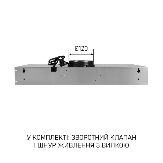 Плоска витяжка з нержавіючої сталі Minola HPL 633 I, шириною 59,5 см - изображение 7