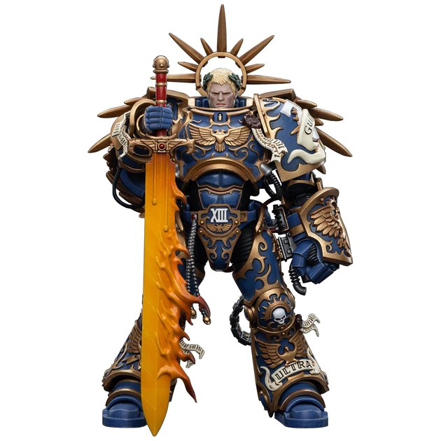 ゲームキャラクター JOYTOY Warhammer 40K Roboute Guilliman Фігурка JOYTOY Ultramarines Primarch Roboute Guilliman Warhammer