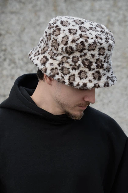 Чоловіча Утеплена Панамка Without Kalush Leopard 550346952 - Фото 2 Чоловіча Утеплена Панамка Without Kalush Leopard 550346952 - изображение 2