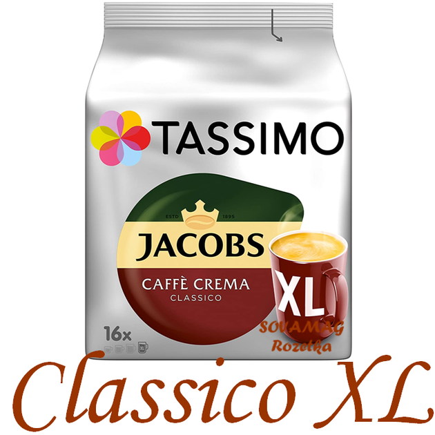 Кофе в капсулах Tassimo Jacobs Caffe Crema Classico XL - Фото 1 Кофе в капсулах Tassimo Jacobs Caffe Crema Classico XL - изображение 1