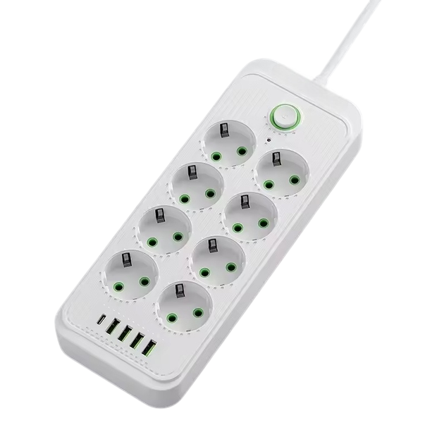 Удлинитель электрический Тк-9 (8×220В+4×USB+1×Type-C) F16u Chest сетевой фильтр с USB 3 м Белый (АК-5885) - Фото 1 Удлинитель электрический Тк-9 (8×220В+4×USB+1×Type-C) F16u Chest сетевой фильтр с USB 3 м Белый (АК-5885) - изображение 1