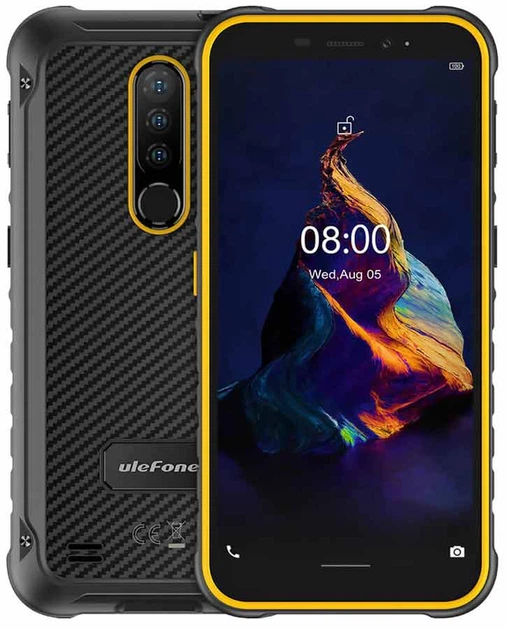 Мобільний телефон Ulefone Armor X8 (4+64Gb, 5080 маг) Orange - Фото 1 Мобільний телефон Ulefone Armor X8 (4+64Gb, 5080 маг) Orange - зображення 1