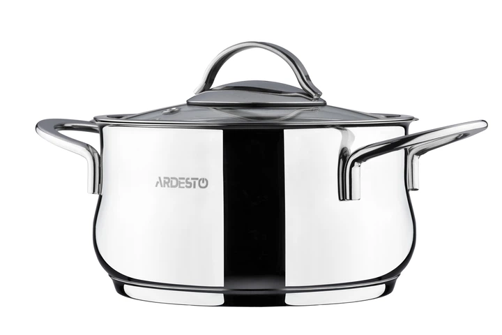 Каструля зі скляною кришкою ARDESTO Black Mars, 4.3л, нержавіюча сталь - Фото 3 Каструля зі скляною кришкою ARDESTO Black Mars, 4.3л, нержавіюча сталь - изображение 3