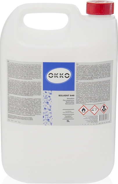 Розчинник для нітроемалевої фарби OKKO 646 5 л (000051233196) - зображення 1