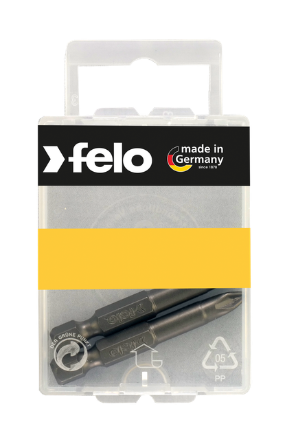 Бита FELO PZ1x50 мм INDUSTRIAL блистер 2 шт (03101536) - Фото 1 Бита FELO PZ1x50 мм INDUSTRIAL блистер 2 шт (03101536) - изображение 1
