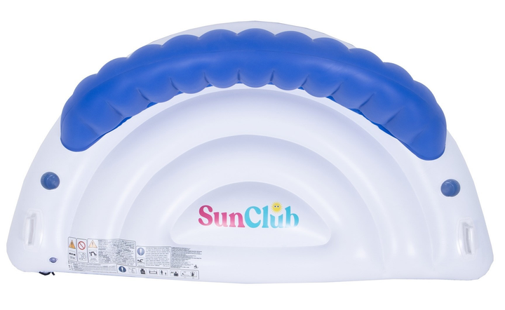 Materac basenowy z oparciem SunClub 207 x 105 x 71 cm (6920388600354) - obraz 4