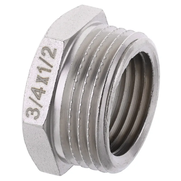 Футорка 1/2"х3/4" Koer KF.F0608 (KF0082) - Фото 1 Футорка 1/2"х3/4" Koer KF.F0608 (KF0082) - изображение 1