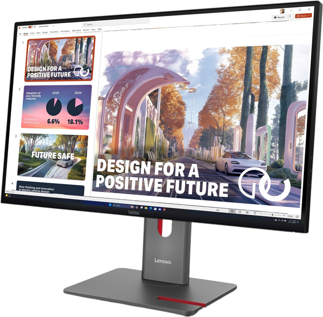 Monitor 27" Lenovo ThinkVision P27QD-40 (64B3GAT2EU) - obraz 3