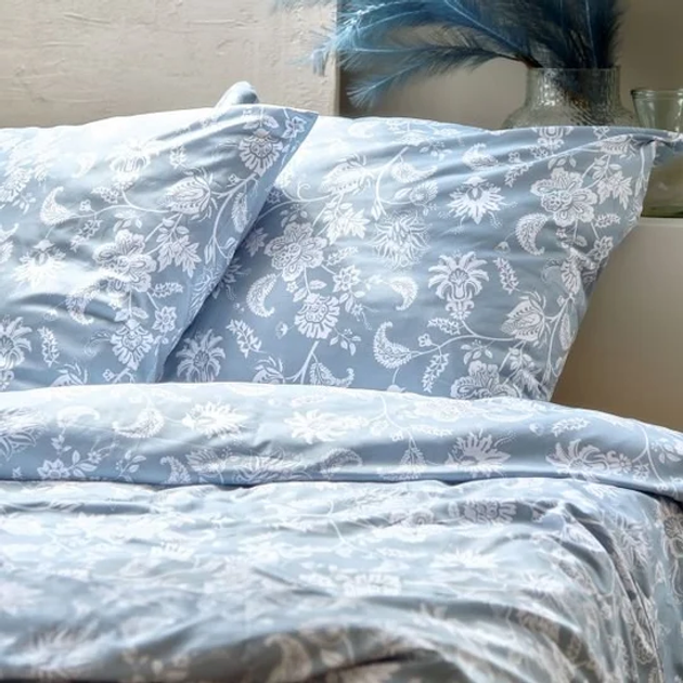 Комплект постільної білизни Homla Callais Essentials 160 x 200 см Синій (5906496726033) - зображення 3
