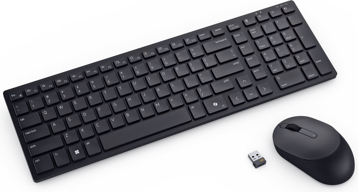 Комплект бездротовий Dell KM555 Black (580-BBWJ) - зображення 2