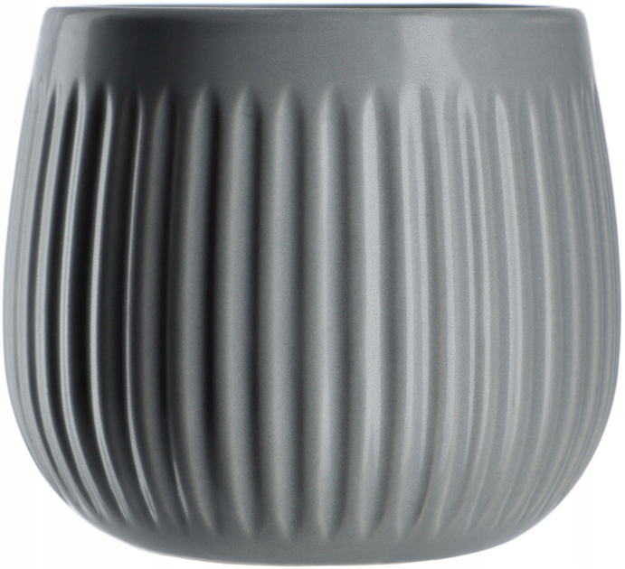Osłonka ceramiczna na doniczkę Kadax Vario Szara 14 cm (5903699478202) - obraz 3