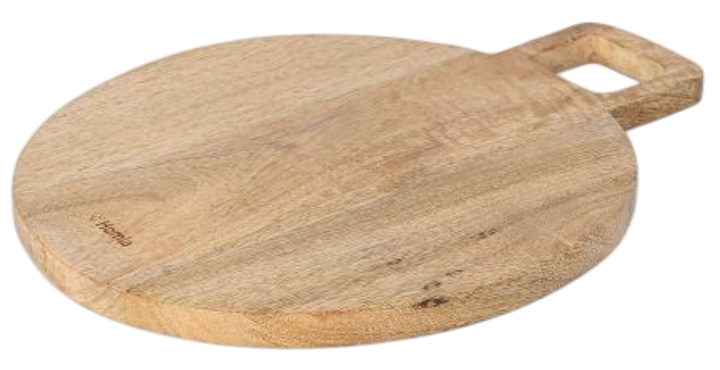Deska do krojenia Homla Lobbes Mango okrągła 33x27 cm (5902869991008)  - obraz 1