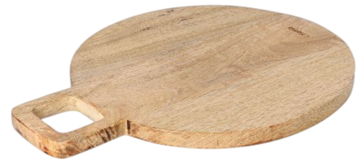 Deska do krojenia Homla Lobbes Mango okrągła 33x27 cm (5902869991008)  - obraz 6