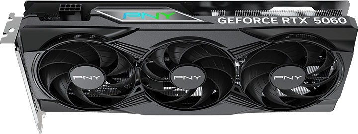 Karta graficzna PNY PCI-Ex GeForce RTX 5060 ARGB EPIC-X RGB OC 8GB GDDR7 (128bit) (2580/28000) (HDMI, 3 x DisplayPort) (VCG50608TFXXPB1-O) - obraz 5