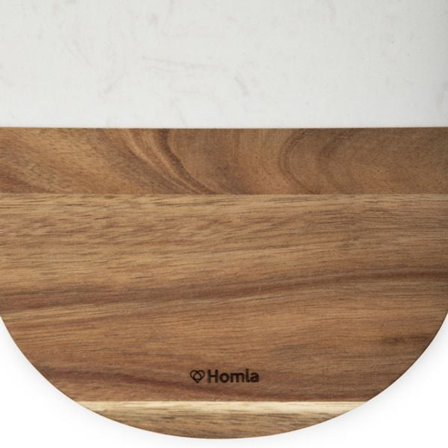 Обробна дошка Homla Marble декоротивна біла 40x17 cм (5904183849171) - зображення 3