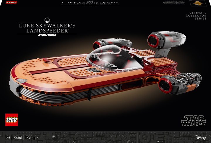 Конструктор LEGO Star Wars Лендспідер Люка Скайвокера 1890 деталей (75341) (955555911315065) - Уцінка - зображення 1