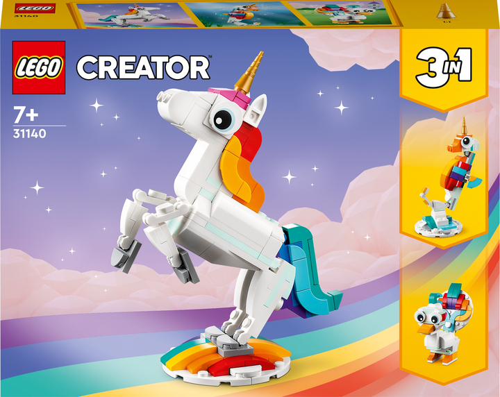 Конструктор LEGO Creator Магічний єдиноріг 145 деталей (31140) (955555911307344) - Уцінка - зображення 1