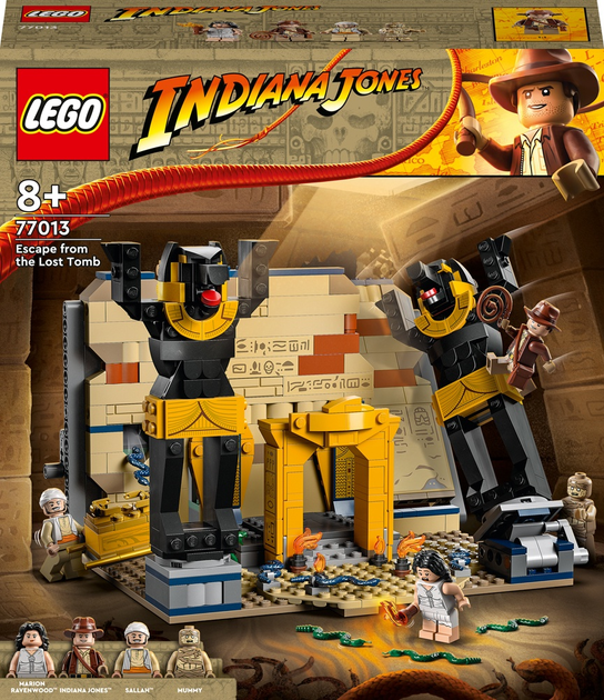 Конструктор LEGO Indiana Jones Втеча із загубленої гробниці 600 деталей (77013) (955555912017678) - Уцінка - зображення 1
