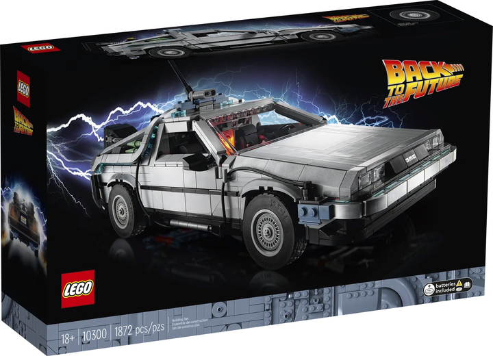 Zestaw klockow LEGO Creator Expert Wehikul czasu z Powrotu do przyszlosci 1872 elementy (10300) (955555909374165) - Outlet - obraz 1