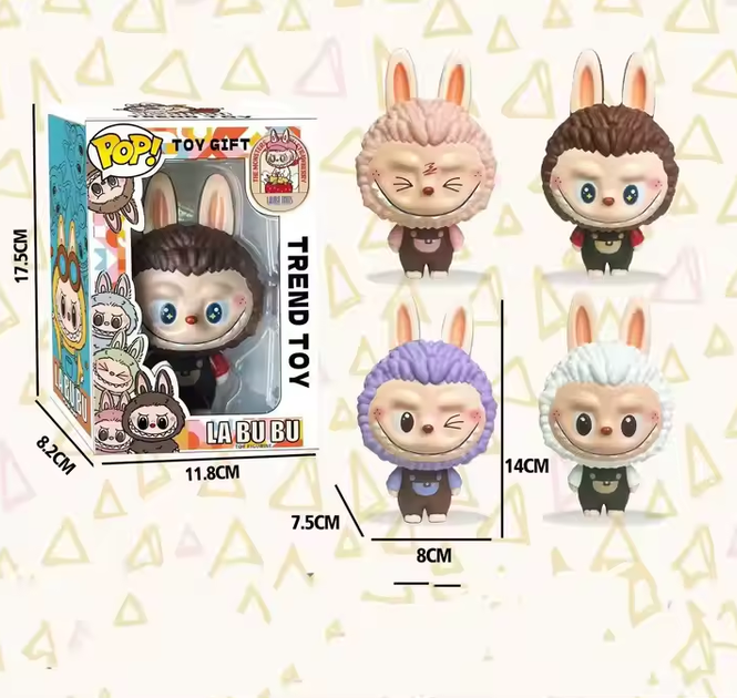 Фигурка Лабубу Labubu монстр The Monsters игрушка детская 14 см - изображение 3