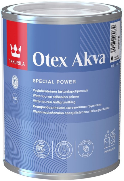 Grunt Tikkurila Otex Akva 0.9 l Przezroczysta (6408070069639) - obraz 1