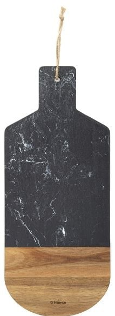 Обробна дошка Homla Marble декоротивна чорна 40x17 cм (5904183849164) - зображення 1