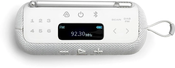 Głośnik przenośny JBL Tuner 3 z funkcją FM-radio White (JBLTUNER3WHT) - obraz 4
