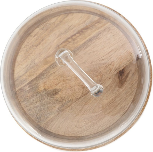 Patera z kloszem HOMLA Wood Colony 25 x 16 cm (5904183860978) - obraz 3