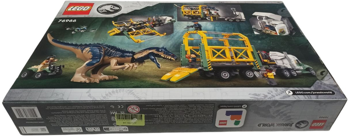 Zestaw klockow LEGO Jurassic World Dinomisje: ciezarowka do transportu allozaura 588 elementow (76966) (955555911826772) - Outlet - obraz 3