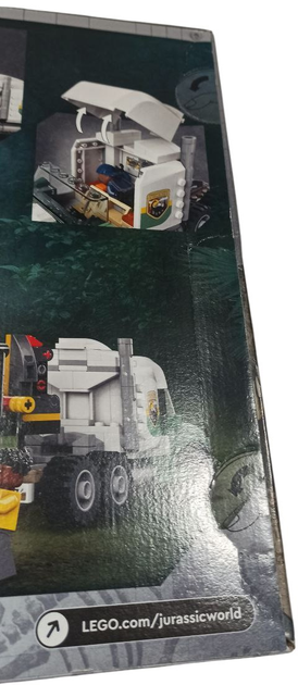 Zestaw klockow LEGO Jurassic World Dinomisje: ciezarowka do transportu allozaura 588 elementow (76966) (955555911826772) - Outlet - obraz 4