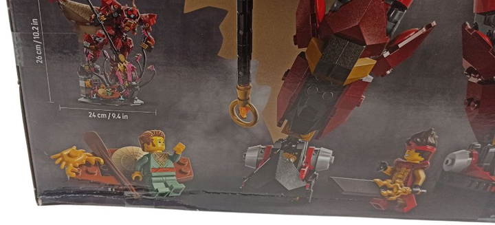 Klocki konstrukcyjne LEGO Ninjago Legends Mech ognistego rycerza 996 elementow (71846) (955555912017579) - Outlet - obraz 7