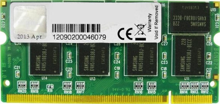 Оперативна пам'ять G.Skill SO-DIMM DDR3-1600 4096MB PC3-12800 Standard (F3-1600C9S-4GSL) - зображення 1