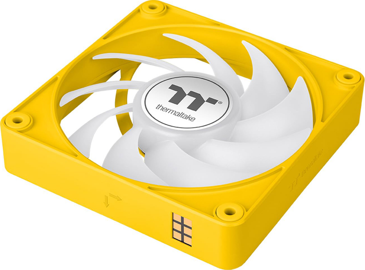 Zestaw wentylatorów Thermaltake CT120 EX ARGB Sync (3-Fan Pack) Bumblebee (CL-F215-PL12BB-A) - obraz 4
