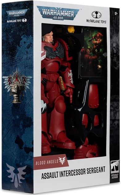 Figurka McFarlane WARHAMMER 40K Assault Intercessor Sergeant - Blood Angel - 7in 10948mcf (787926109481) - obraz 5