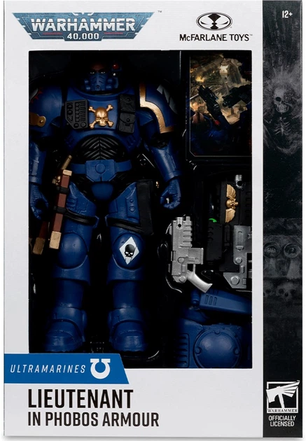 Figurka McFarlane WARHAMMER 40K Lieutenant in Phobos Armour - Ultramarines - 7in 10906mcf (787926109061) - obraz 4