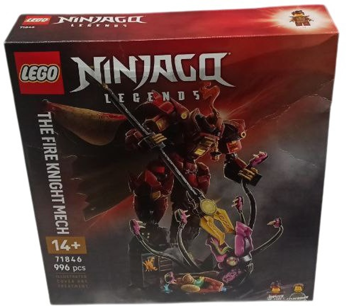 Klocki konstrukcyjne LEGO Ninjago Legends Mech ognistego rycerza 996 elementow (71846) (955555912017595) - Outlet - obraz 2