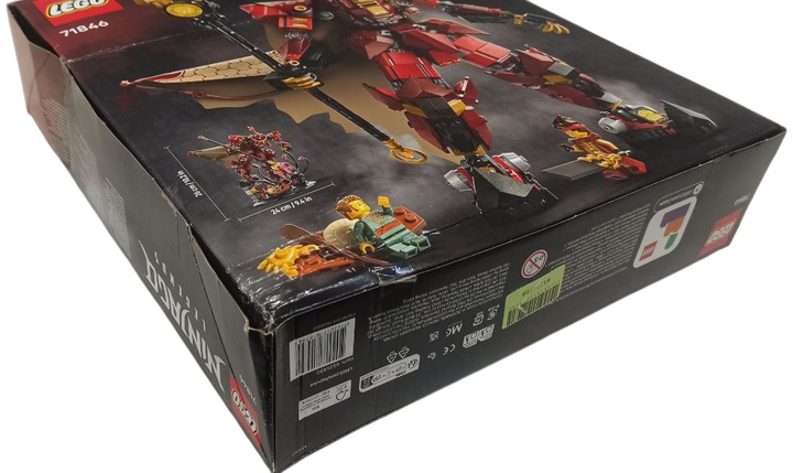 Klocki konstrukcyjne LEGO Ninjago Legends Mech ognistego rycerza 996 elementow (71846) (955555912017595) - Outlet - obraz 4