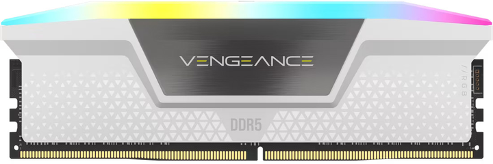 Pamięć RAM Corsair DDR5-6400 65536MB PC5-51200 (Kit of 2x32768) Vengeance RGB White (CMH64GX5M2B6400C32W) - obraz 3