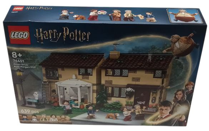 Zestaw klockow LEGO Harry Potter Privet Drive: Wizyta ciotki Marge 639 elementow (76451) (955555912885249) - Outlet - obraz 3