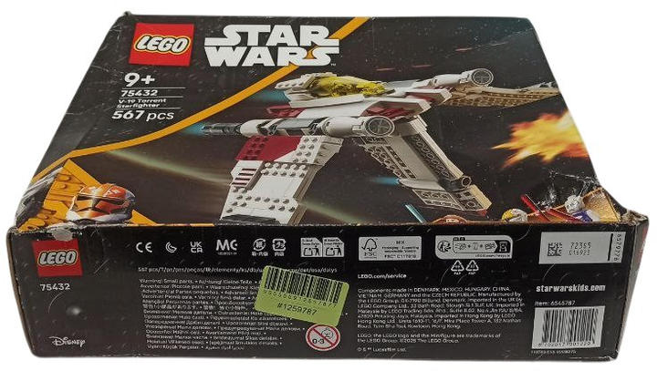Конструктор LEGO Star Wars Зоряний винищувач V-19 Потік 567 елементів (75432) (955555912597877) - Уцінка - зображення 3